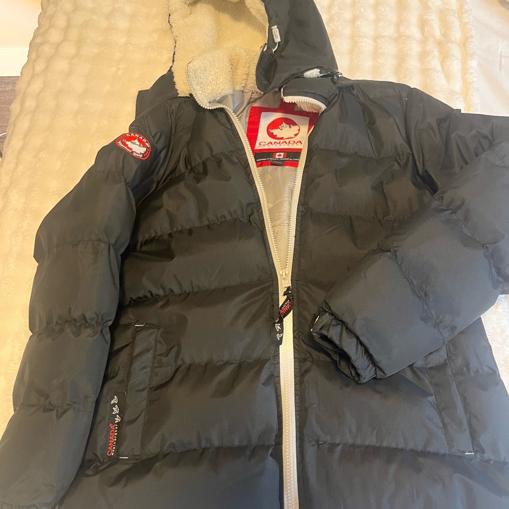 Canada Goose Kids Black Puffer Jacket